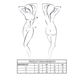 Passion Woman Sets-Anuvera Set Sutien și Tanga Negru L/XL 8 Passion Woman Sets-Anuvera Set Sutien și Tanga Negru L/XL · Lenjerie Sexy Femei (imaginea 4)