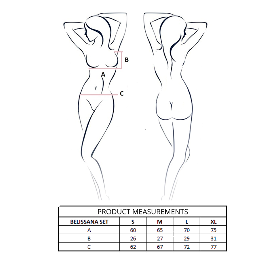 Passion Woman Sets-Belissana Set Sutien și Tanga Burgund S/M 2 Passion Woman Sets-Belissana Set Sutien și Tanga Burgund S/M · Lenjerie Sexy Femei (imaginea 2)
