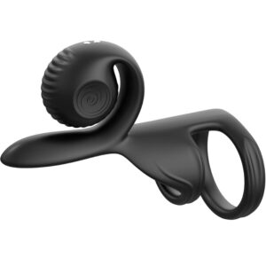 Snail Vibe-Jovi Inel pentru Cuplu cu Telecomandă, Negru-Silicon - imagine 7
