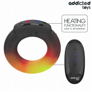 Addicted Toys - Inel Vibrant cu Efect de Încălzire și Telecomandă - imagine 3