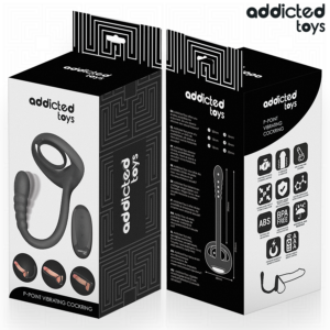 Addicted Toys - P-spot Inel Vibrator pentru Penis cu Telecomandă - imagine 3