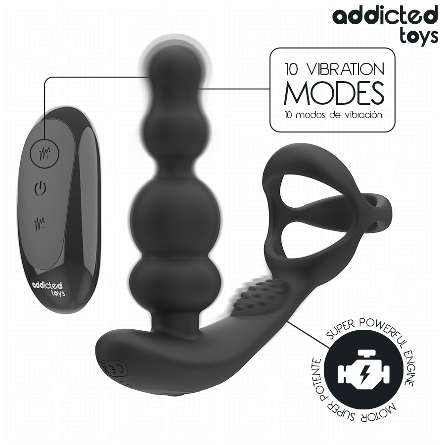 Addicted Toys - Masajer Prostatic Rotativ cu Telecomandă 2 img 216329 4db8d7c3d8d4faa2c6fd06172ba4472a 1