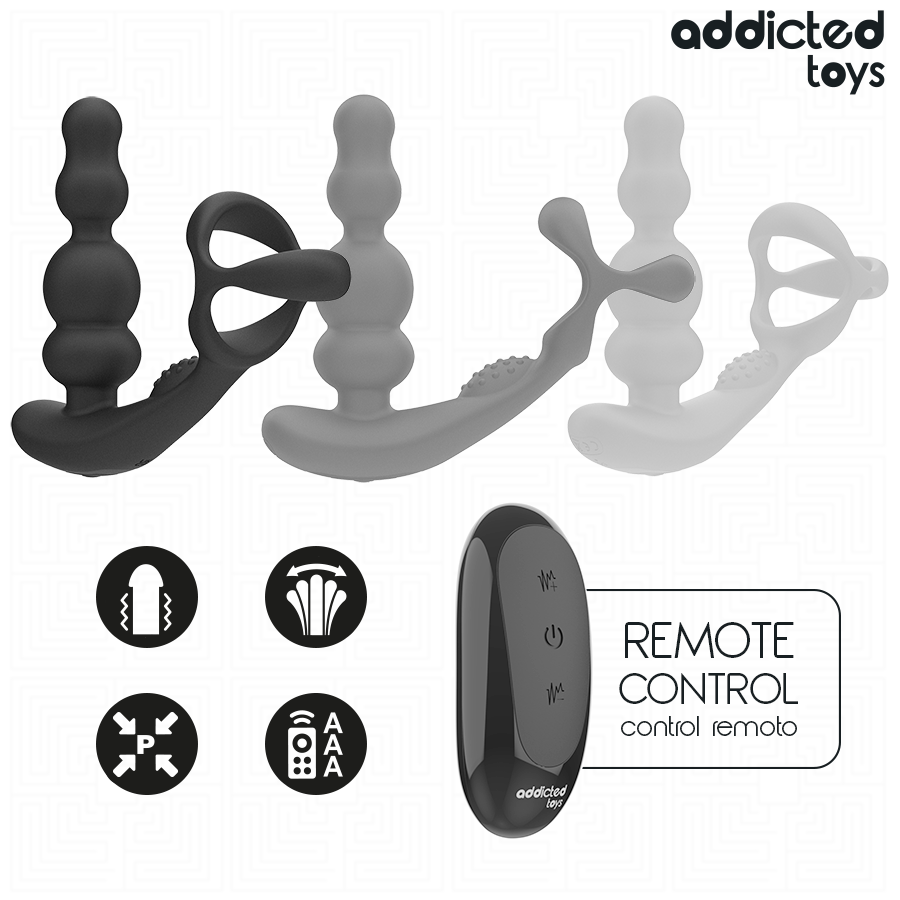 Addicted Toys - Masajer Prostatic Rotativ cu Telecomandă 4 img 216331 e16d9a0040d6a474a273c570c1abe747 1