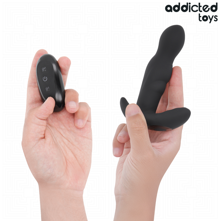Addicted Toys-Plug Anal Rotativ Vibrant cu Telecomandă-Silicon · Jucarii Anale (imaginea 3)