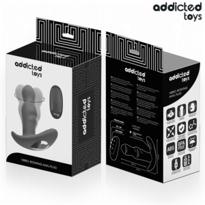 Addicted Toys-Plug Anal Rotativ Vibrant cu Telecomandă-Silicon · Jucarii Anale (imaginea 4)