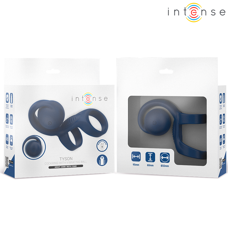 Intense-Tyson Inel pentru Penis cu Bilă Vibrantă Ø 3.2 cm 3 img 216388 0cdb732f6152e76450e47d5ac6af9a41 1