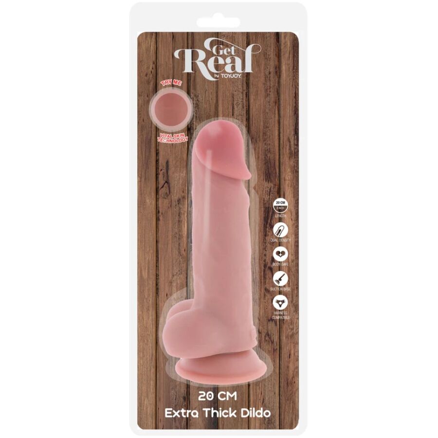 Get Real-Deluxe Penis Realist cu Testicule Extra Gros 20 cm-TPE 5 img 217114 2f7682cc8a208b98a84b755750d487d4 1