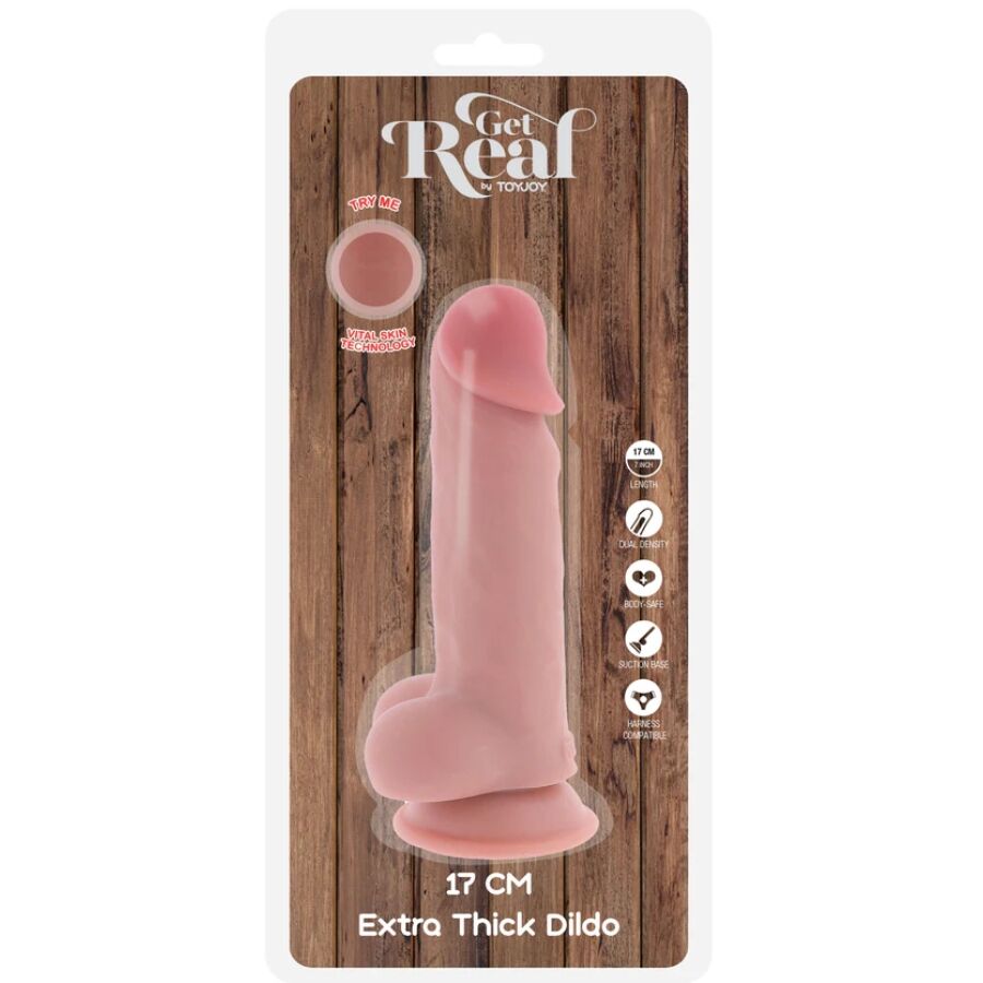 Get Real-Deluxe Penis Realist cu Testicule Extra Gros 17 cm-TPE 4 img 217116 051a131d0c4e267da0d480e8af7787b0 1