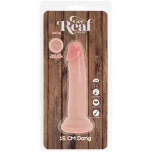 Get Real-Deluxe Penis Realist 15 cm-TPR, Ventuza - imagine 3