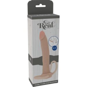 Get Real-Double Trouble Penetrator Anal din Silicon 16 cm 8 Get Real-Double Trouble Penetrator Anal din Silicon 16 cm - imagine 4