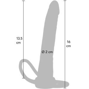 Get Real-Double Trouble Penetrator Anal din Silicon 16 cm 7 Get Real-Double Trouble Penetrator Anal din Silicon 16 cm - imagine 3
