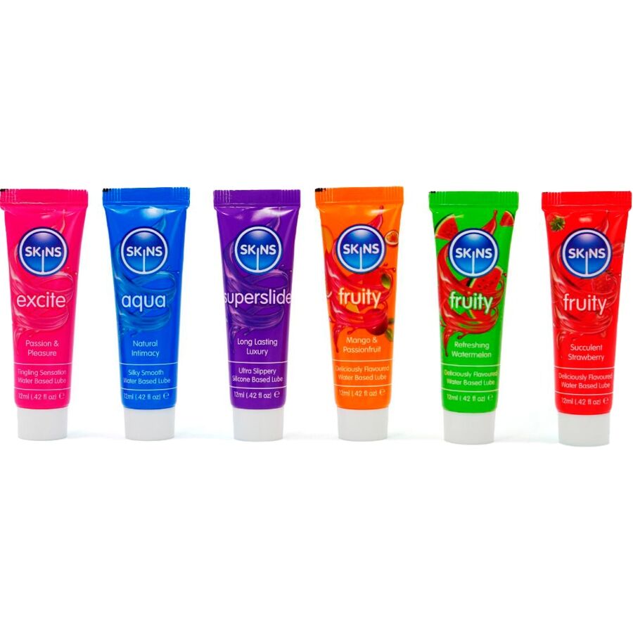 Skins-Vital & Fruity Kit Lubrifianți 6 X 12 ml 2 img 217167 d794ab1ab2fc26987eddcfb5428e4b3d 1