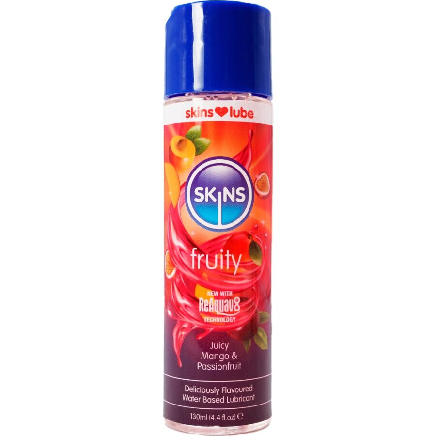 SKINS - Fruity Lubrifiant pe Bază de Apă Mango & Fructul Pasiunii 130 ml 1 img 217175 85deafa6cd741cc15b59afe54774b873 1