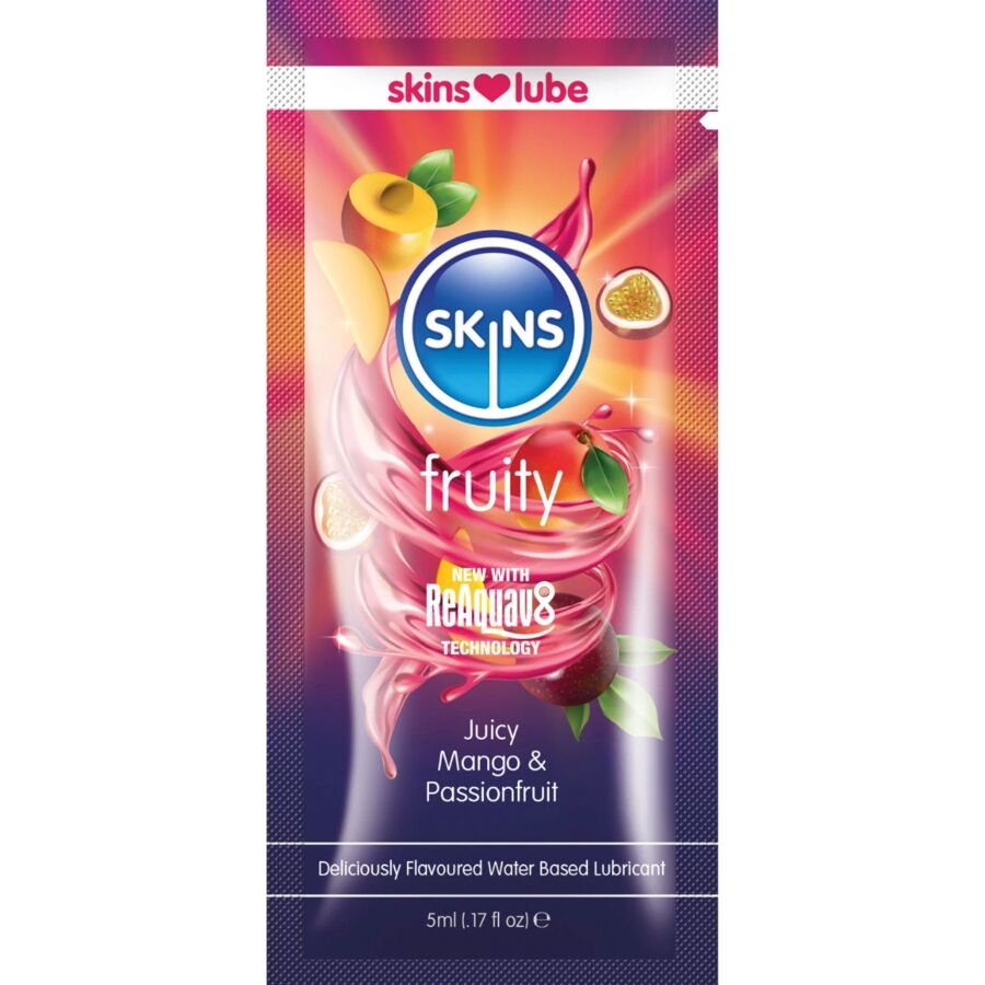 Skins-Fruity Lubrifiant pe Bază de Apă Mango & Passion Fruit 1 img 217178 743999bd74a16d8e5b2f327062d347b4 1