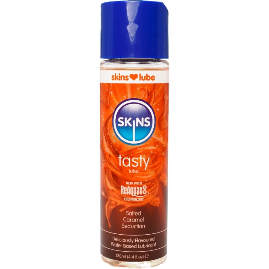 SKINS - Lubrifiant pe Bază de Apă Caramel Sărat 130 ml 1 img 217188 54f71e204855187741dd3233097be36d 1