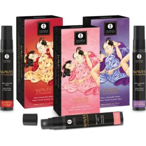 Shunga - Waves Pleasure Spray Oral Seducător Pepene Verde 20 ml - imagine 5