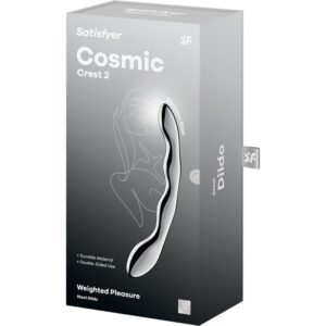 Satisfyer Dildo-Cosmic Crest 2 Dildou cu Două Capete din Oțel 10 Satisfyer Dildo-Cosmic Crest 2 Dildou cu Două Capete din Oțel - imagine 5