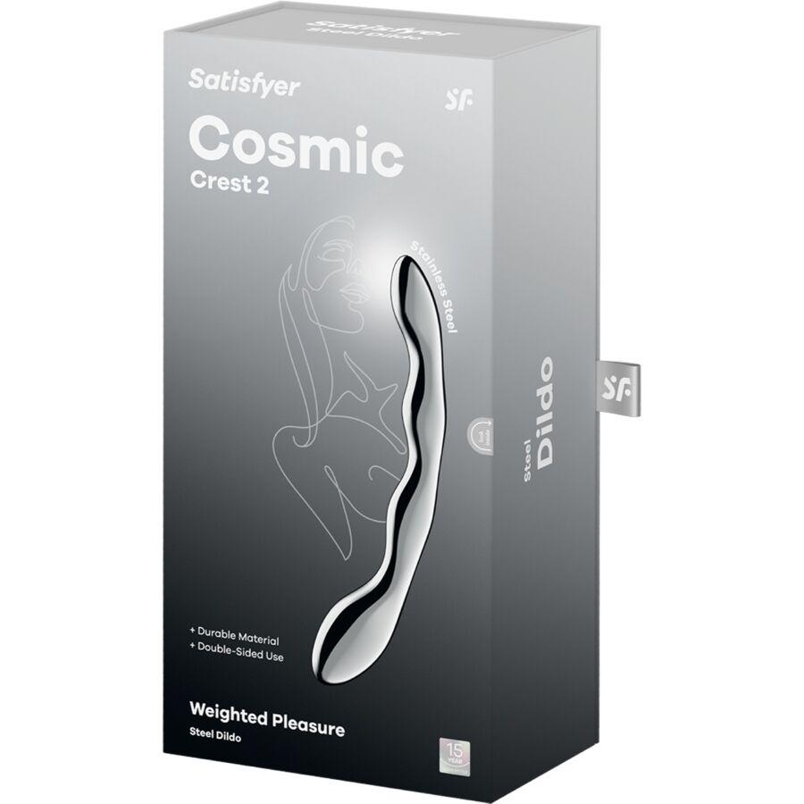 Satisfyer Dildo-Cosmic Crest 2 Dildou cu Două Capete din Oțel 5 img 217741 1ddc3f071b1b8fc0bb4002d0771f9bc2 1