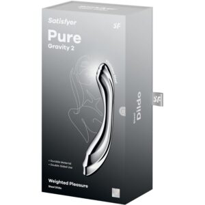 Satisfyer Dildo-Pure Gravity 2 Dildo Dublu din Oțel - imagine 5