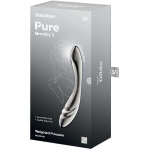 Satisfyer Dildo-Pure Gravity 3 din Oțel Inoxidabil, Dildo 10 Satisfyer Dildo-Pure Gravity 3 din Oțel Inoxidabil, Dildo - imagine 5