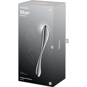 SATISFYER - Star Force 3 Dildo Dublu din Oțel Inoxidabil 10 SATISFYER - Star Force 3 Dildo Dublu din Oțel Inoxidabil - imagine 5