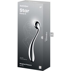 Satisfyer Dildo-Star Force 4 Dildo Dublu Capete din Oțel 10 Satisfyer Dildo-Star Force 4 Dildo Dublu Capete din Oțel - imagine 5