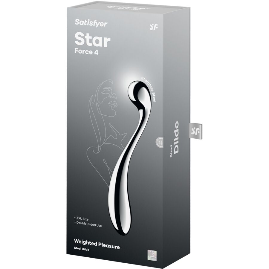 Satisfyer Dildo-Star Force 4 Dildo Dublu Capete din Oțel 5 img 217780 c911a3e867d03a820cb4cb7300b65455 1
