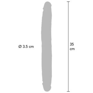Get Real-Dildou Dublu din Silicon Caramel 35 cm 7 Get Real-Dildou Dublu din Silicon Caramel 35 cm - imagine 3