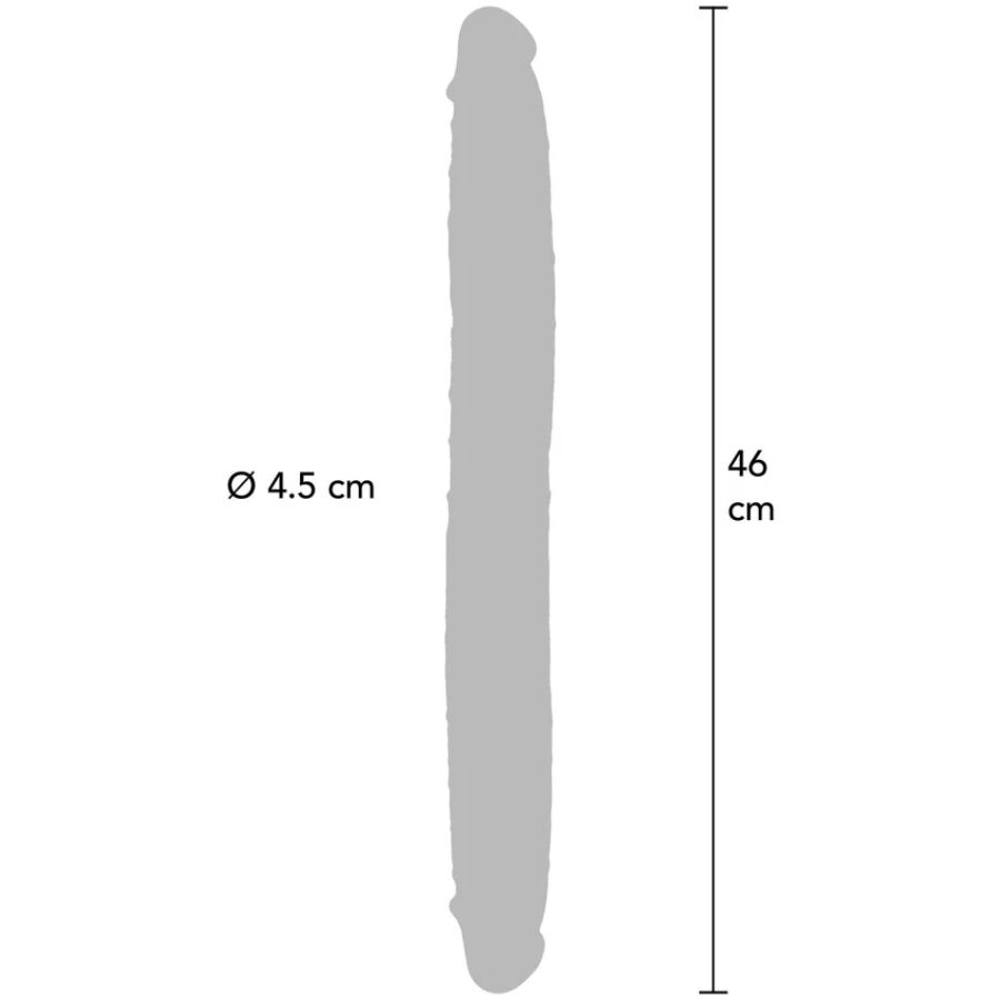 Get Real-Dildo Dublu din Silicon Caramel, 46 cm 3 img 218305 d76c4bf9b17079c4736cadc761f9c88e 1