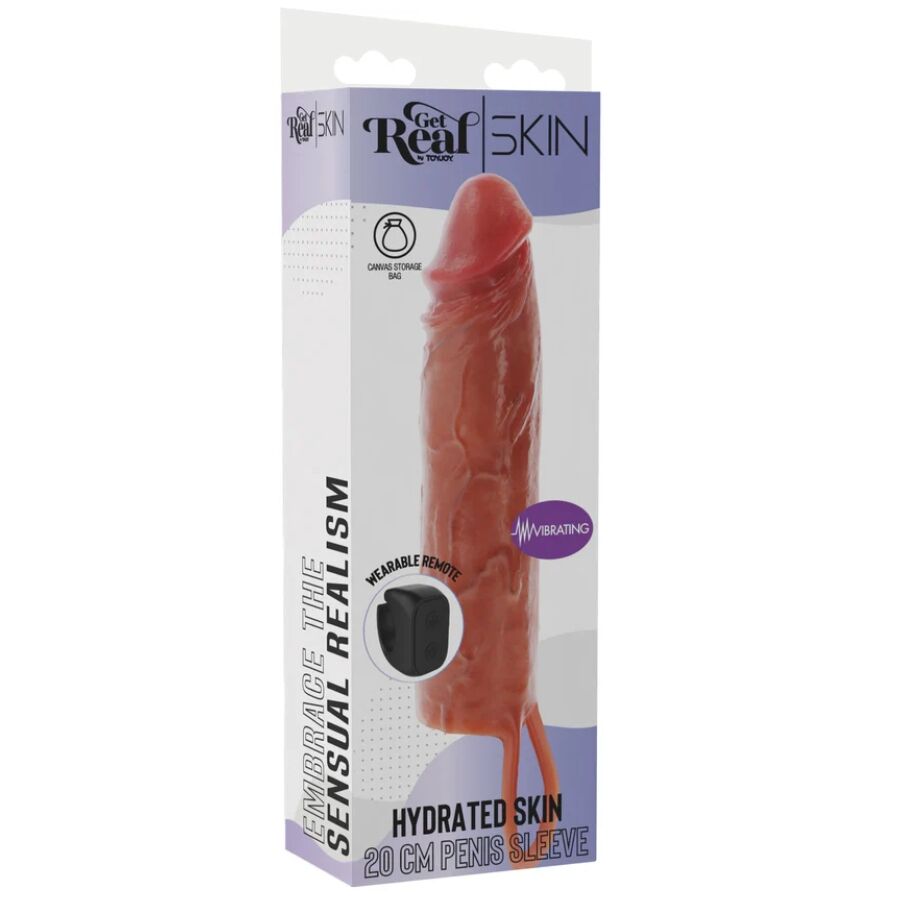 Get Real-Hydrated Skin Manșon Vibrator din Silicon, Caramel, 20 5 img 218323 e47fa2aafcceb4b7a92ac12a9d832e8b 1