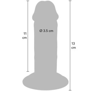 Get Real-Deluxe Dong Tpe Extra Gros, Densitate Dublă, 13 cm 8 Get Real-Deluxe Dong Tpe Extra Gros, Densitate Dublă, 13 cm - imagine 3