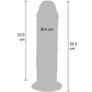 Get Real-Deluxe Dildo Tpe Dublă Densitate Extra Gros 25.5 cm 9 Get Real-Deluxe Dildo Tpe Dublă Densitate Extra Gros 25.5 cm - imagine 4