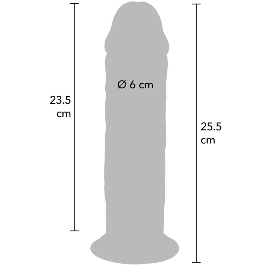 Get Real-Deluxe Dildo Tpe Dublă Densitate Extra Gros 25.5 cm 4 img 218465 9a3982efd093ff99a8507765951ad9bc 1
