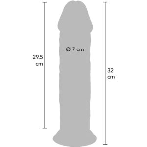 Get Real-Deluxe Dildo Tpe Dublă Densitate 32 cm-Ventuza 8 Get Real-Deluxe Dildo Tpe Dublă Densitate 32 cm-Ventuza - imagine 3