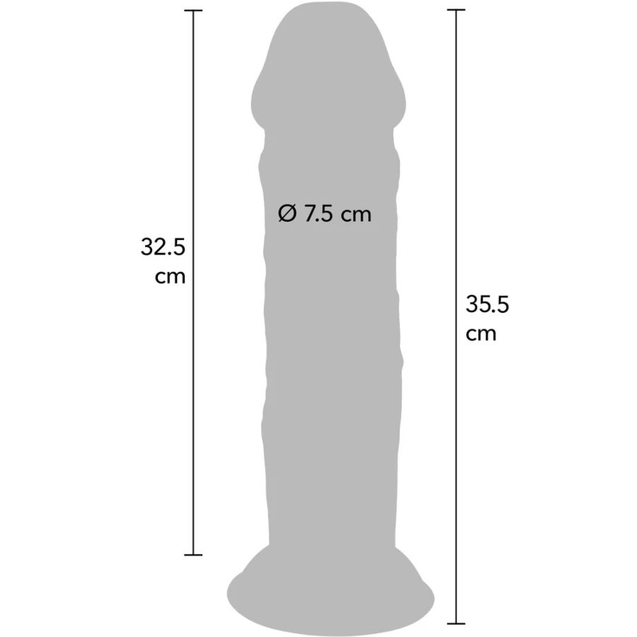 Get Real-Deluxe Dildou Gros Densitate Dublă Tpe 35.5 cm-Ventuza 2 img 218478 0b84d8cc001942f3f708a9253c363c4a 1