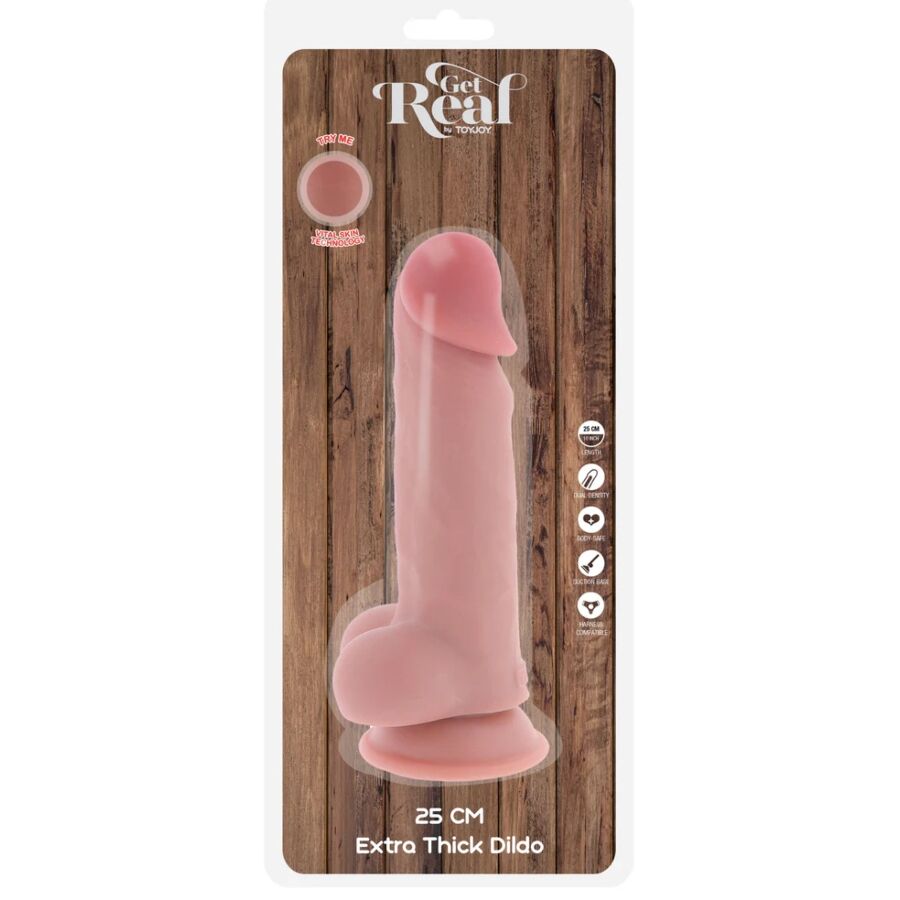 Get Real-Deluxe Penis Realistic cu Testicule Extra Gros 25 cm-TPE 5 img 218488 4d88b3ca1f3a4a6af95b6a864808e84c 1