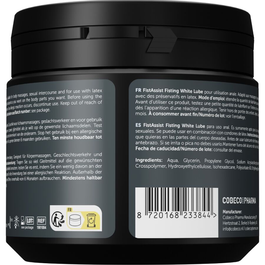 Cobeco - Fist Assist-Fist Assist White Lube Extra-Thick-500 ml 2 img 218608 e743737081b4990813e1b410405b7588 1