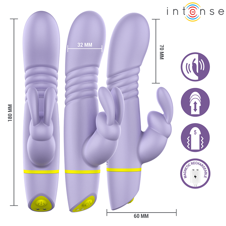 Intense High Tech-Helen Rabbit Stimulator și Vibrator cu Mișcare 5 img 218667 108e3906226a6a74be4838ba8dccb379 1