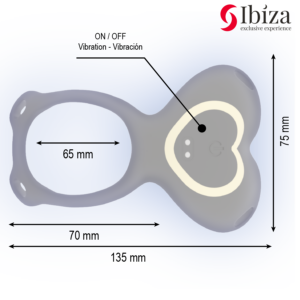 Ibiza Technology-Chilot Inimă Vibrator pentru Cuplu - imagine 4