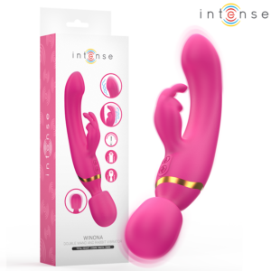 Intense High Tech-Winona Vibrator Dublu Rabbit & Wand-Silicon 10 Intense High Tech-Winona Vibrator Dublu Rabbit & Wand-Silicon - imagine 1