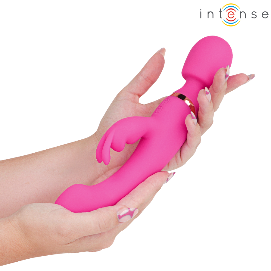 Intense High Tech-Winona Vibrator Dublu Rabbit & Wand-Silicon 6 img 218898 ed527f32df61b89287019826003b398b 1