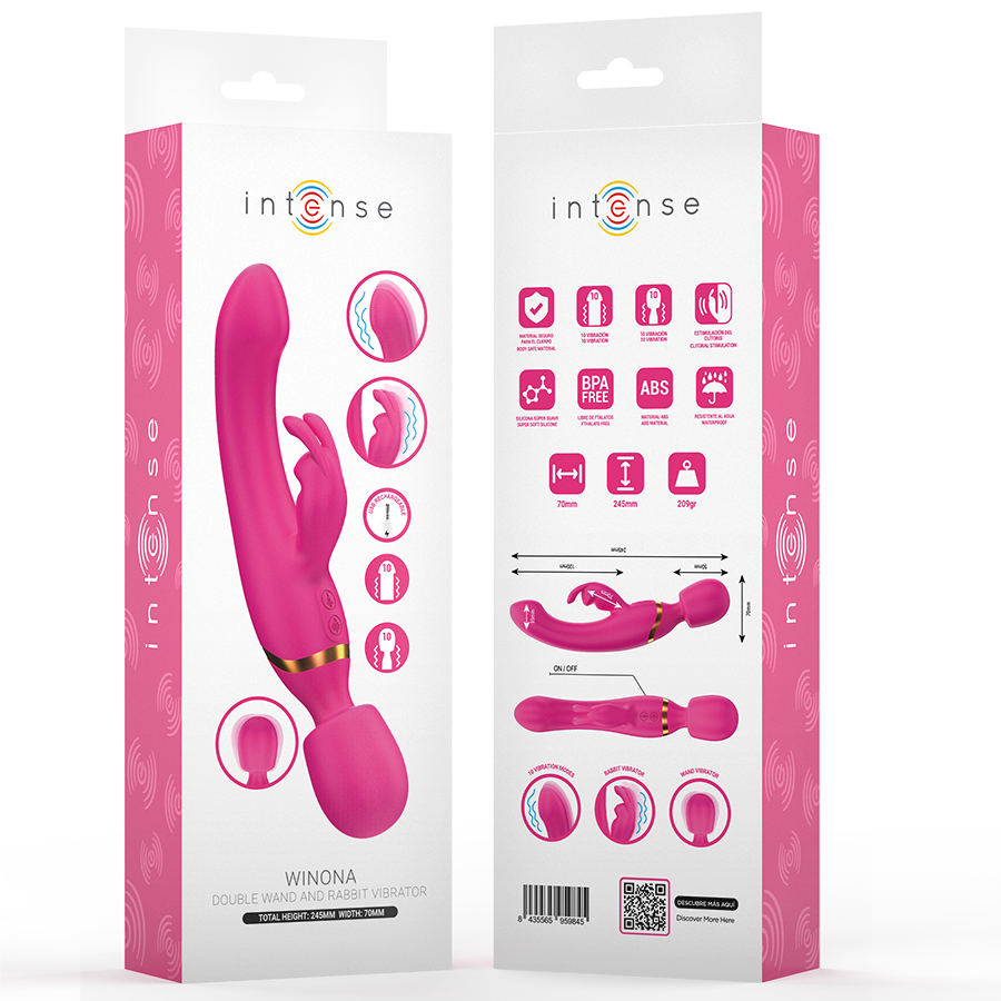 Intense High Tech-Winona Vibrator Dublu Rabbit & Wand-Silicon 4 img 218911 ca5aabc6ece1c12acf99724e25e86930 1