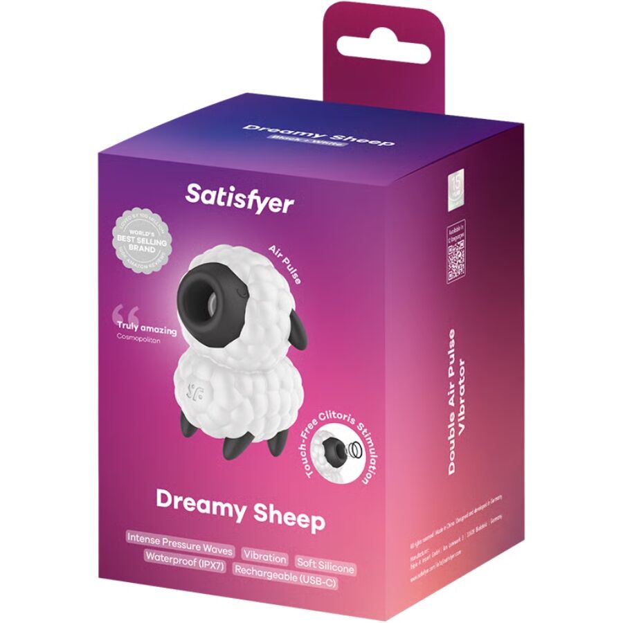 Satisfyer Air Pulse-Dreamy Sheep Vibrator și Stimulator 3 img 218955 a24f047beca86da98767c3d88d1a51df 1