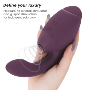 Womanizer-Duo Next Stimulator Dual Clitoral și G-spot Mov - imagine 3