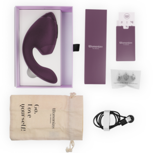 Womanizer-Duo Next Stimulator Dual Clitoral și G-spot Mov - imagine 6