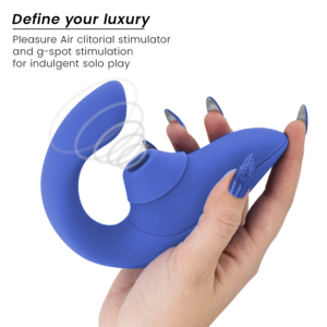 Womanizer-Blend Rabbit Vibrator Stimulator Albastru 10 Womanizer-Blend Rabbit Vibrator Stimulator Albastru - imagine 3