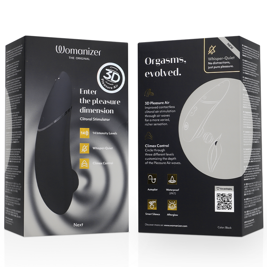 Womanizer-Next Stimulator Clitorian Negru-Silicon, USB, Waterproof · Vibratoare (imaginea 7)