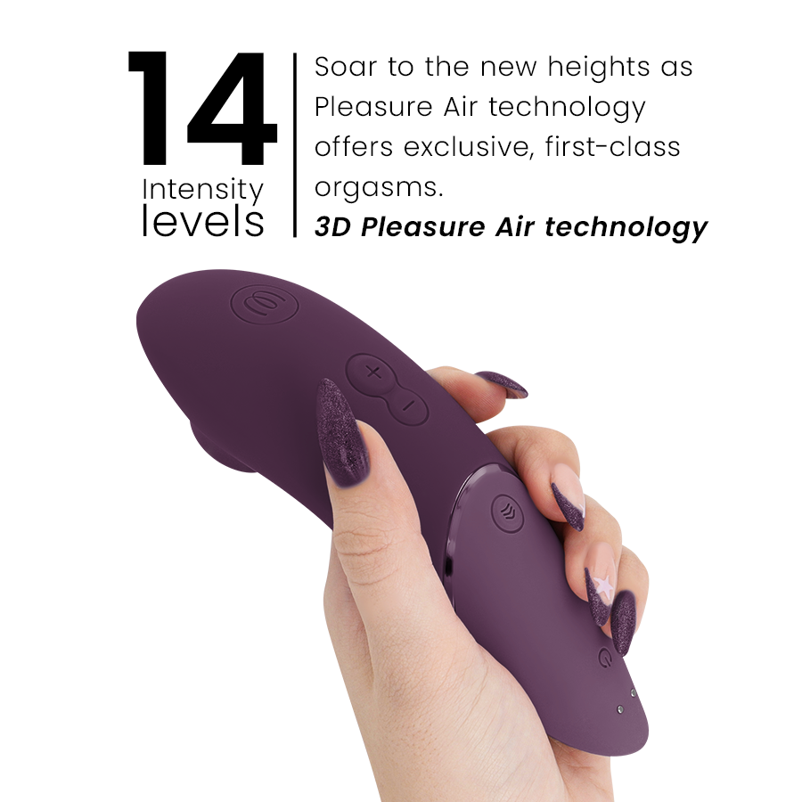 Womanizer-Next Stimulator Clitoral Dark Purple-Silicon, 3 Trepte · Vibratoare (imaginea 5)