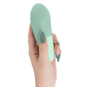 Womanizer-Vibe Lay-on Silent Vibrator Sage-Silicon, 10 Trepte 11 Womanizer-Vibe Lay-on Silent Vibrator Sage-Silicon, 10 Trepte - imagine 4