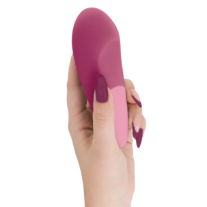 Womanizer-Vibe Lay-on Silent Vibrator Dusky Pink-Silicon, 10 - imagine 4